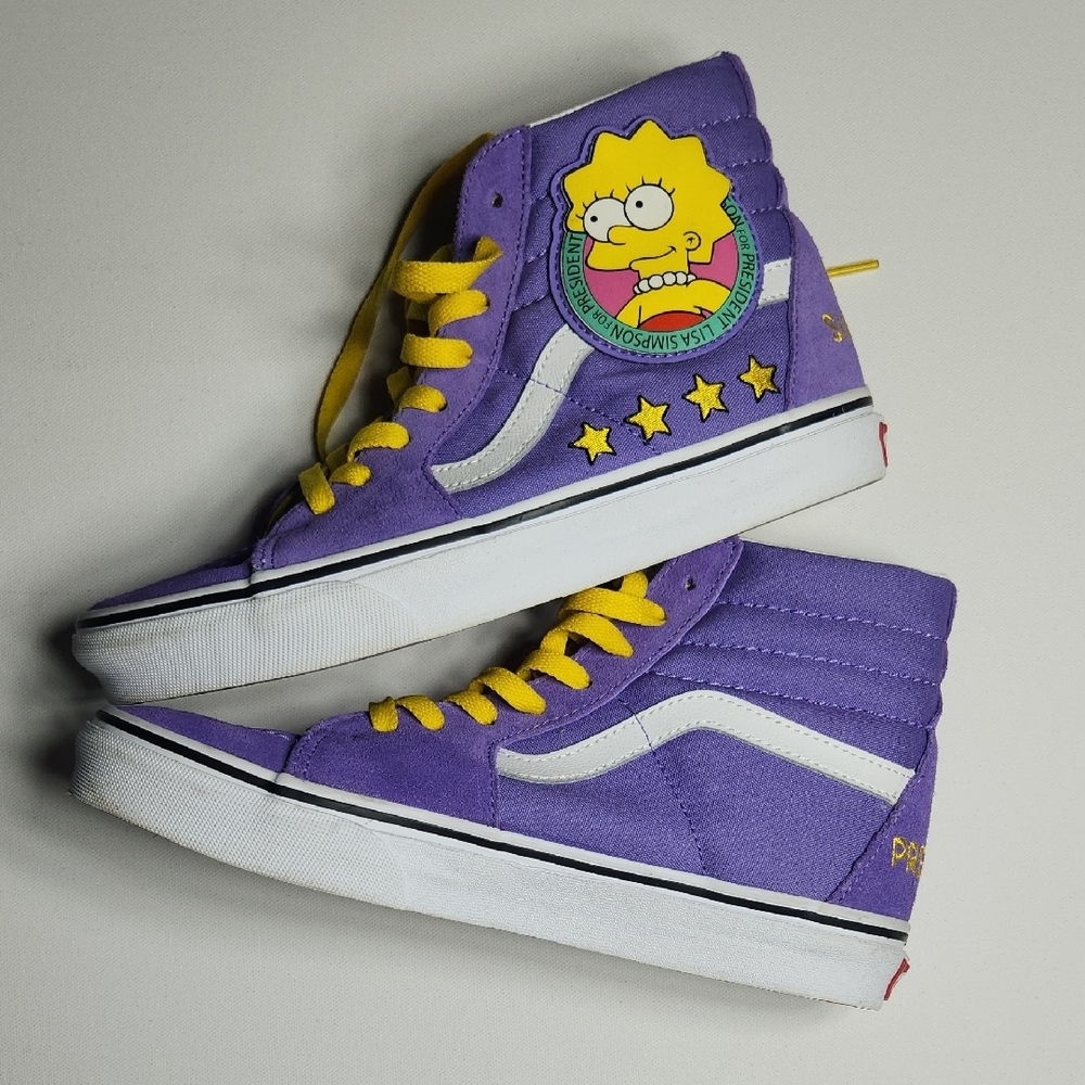 Vans x The Simpsons Sk8-Hi Lisa Simpson for President - Women’s 8 - Picture 3 of 8